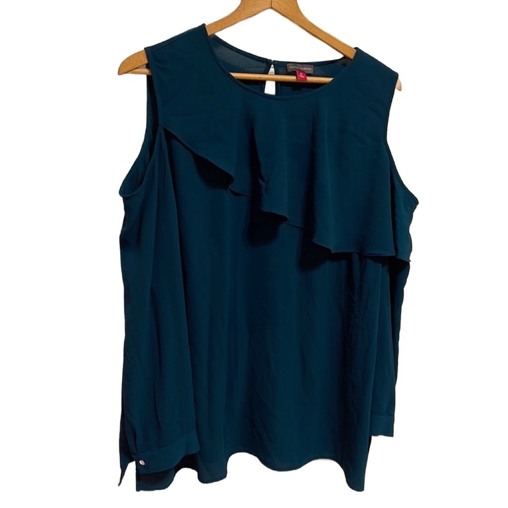 Vince Camuto top size 2X CUC green color..